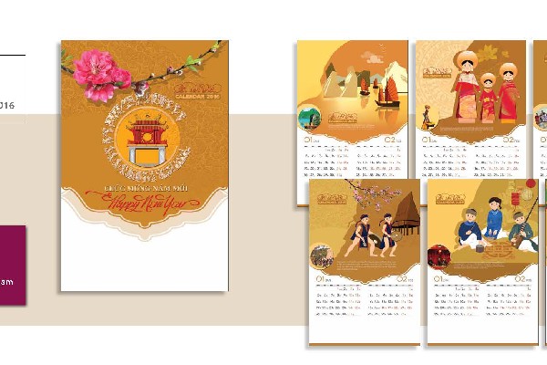 Những lưu ý cần thiết khi thiết kế in lịch treo tường 3