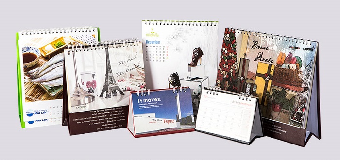 Vai trò in lịch tết 2018 chất lượng cao tại Hà Nội